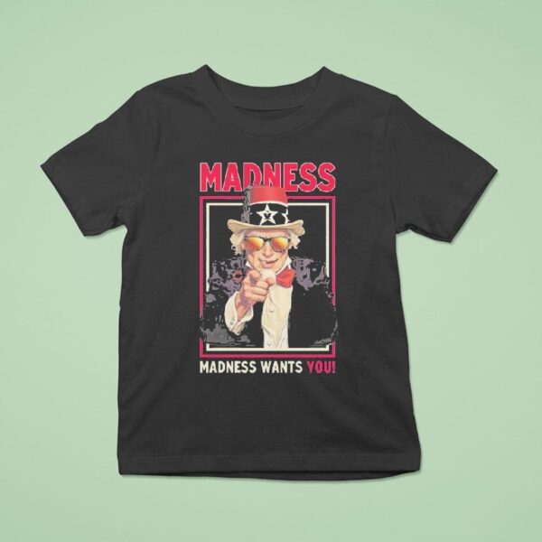 Madness Wants You Usa Tour Uncle Sam T Shirt