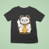 Make Your Own Luck Breaker Born Scum Cat Middle Finger T Shirt