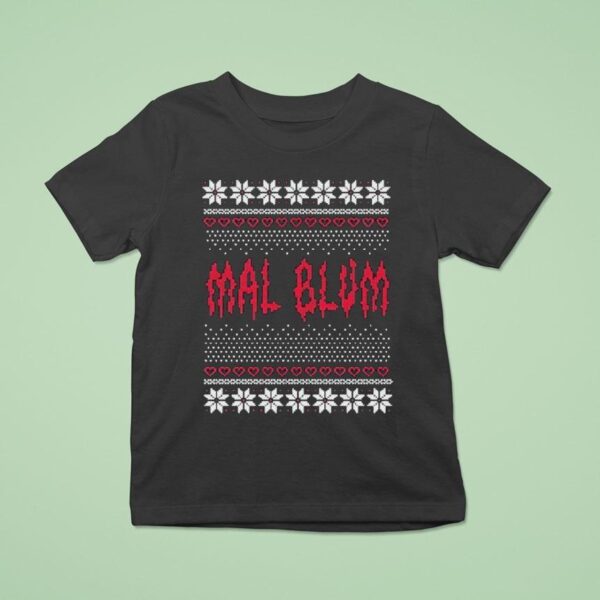 Mal Blum Winter Ugly Christmas T Shirt