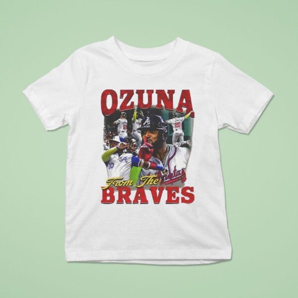 Marcell Ozuna From The Braves Baseball T Shirt
