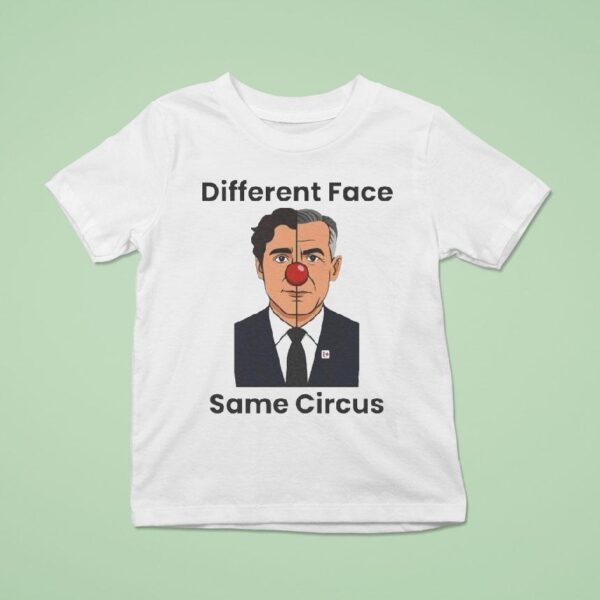 Mark Carney Different Face Same Circus Clown T Shirt