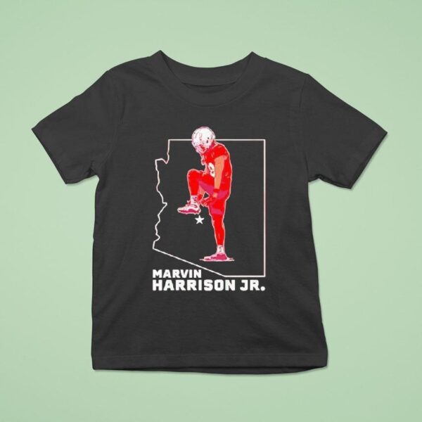 Marvin Harrison Jr State Star Arizona Cardinals T Shirt