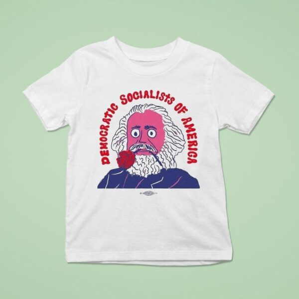 Marx Rose Democratic Socialists Of America T Shirt