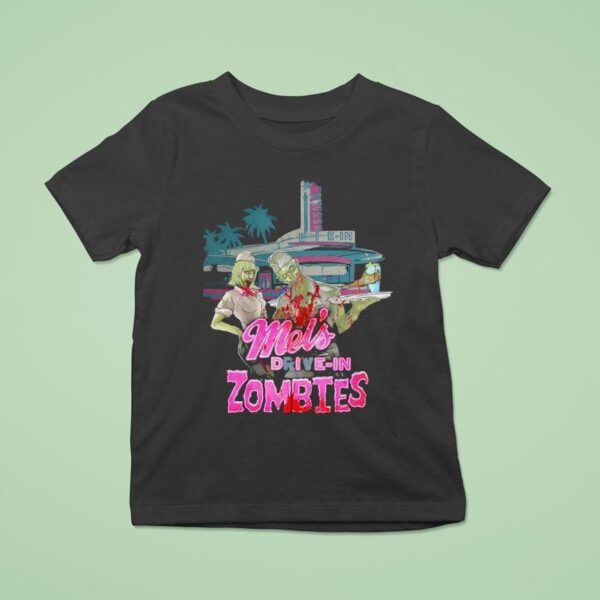 Mel S Drive In Zombies Halloween T Shirt