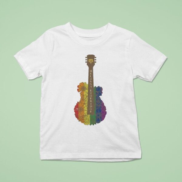 Melissa Etheridge Pride Flower Guitar T Shirt