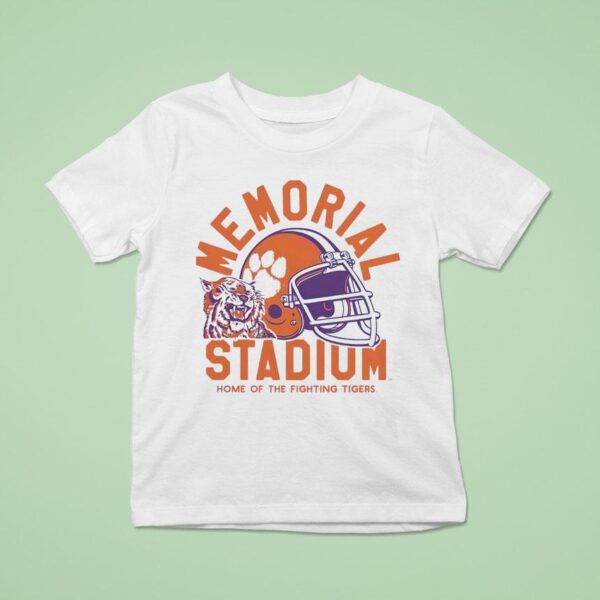 Memorial Stadium Home Of The Fighting Clemson Tigers T Shirt