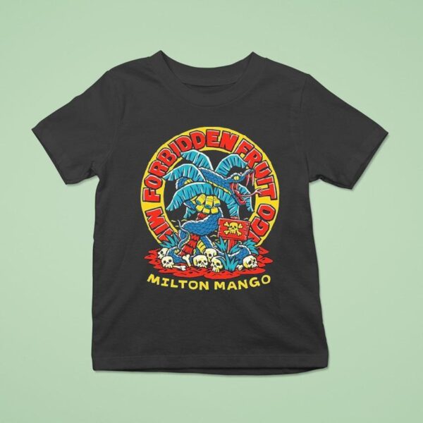 Milton Mango Forbidden Fruit Skulls Snake T Shirt