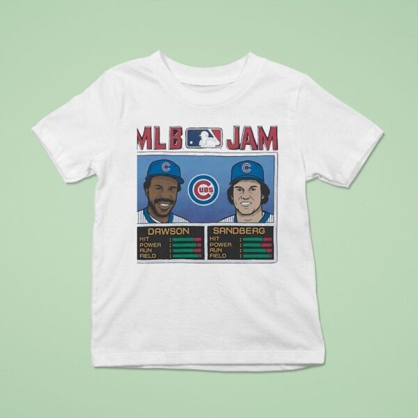 Mlb Jam Dawson And Ryne Sandberg Chicago Cubs Baseball T Shirt