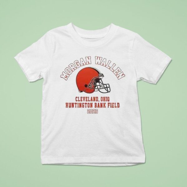 Morgan Wallen Cleveland Browns Ohio Huntington Bank Field T Shirt