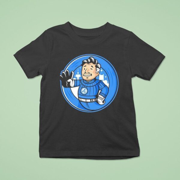 Mr Fantastic Style Of Vault Boy T Shirt