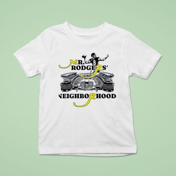 Mr Rodgers Neighborhood Football T Shirt