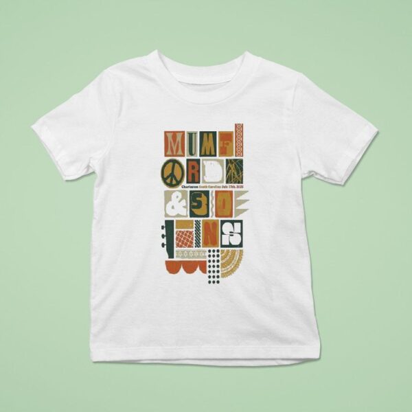 Mumford Sons July Credit One Stadium Charleston Sc T Shirt