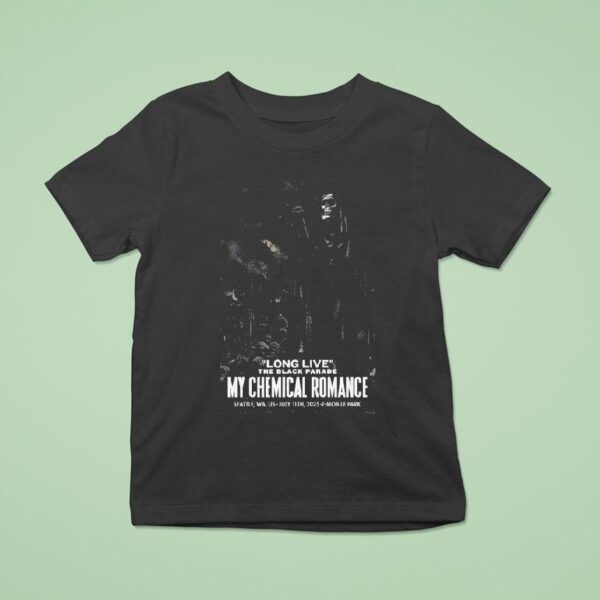 My Chemical Romance Seattle Wa July T Mobile Park Tour T Shirt