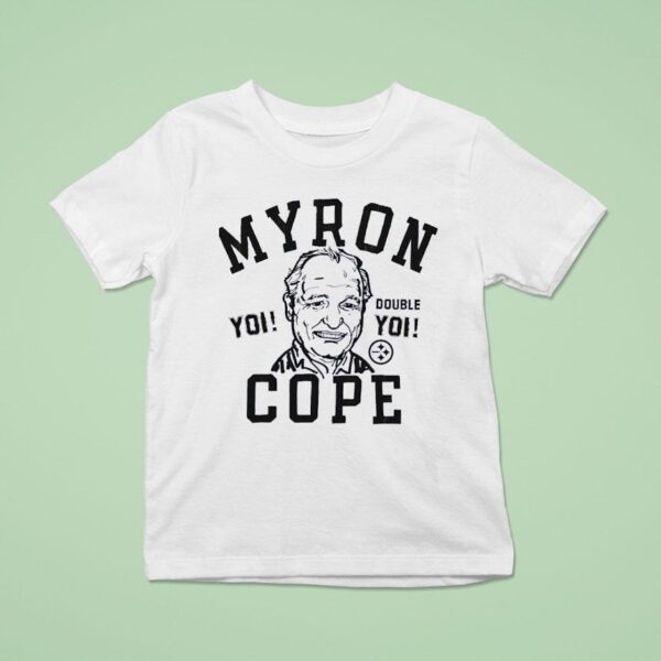 Myron Cope Double Yoi Pittsburgh Slers Football T Shirt
