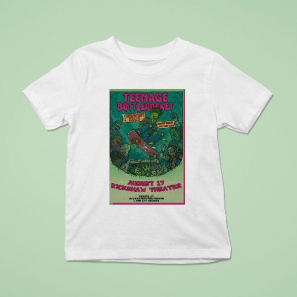 Nage Bottlerocket Aug Rickshaw Theatre In Vancouver Canada T Shirt