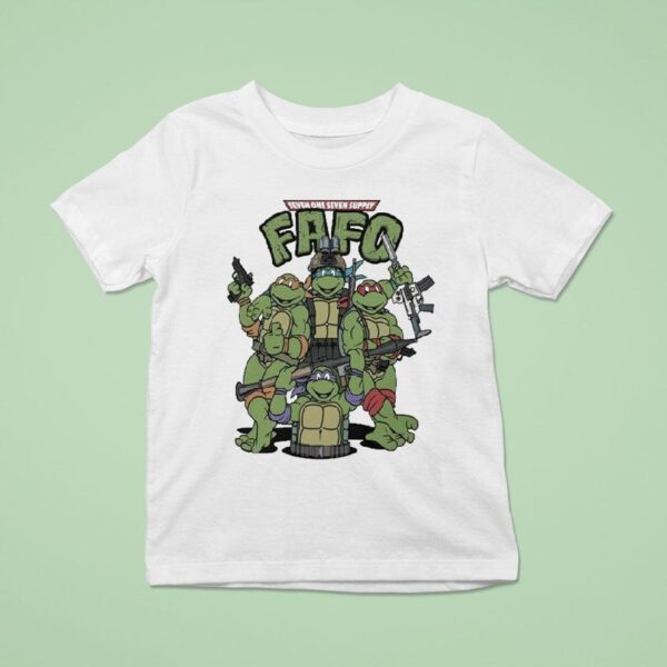 Nage Mutant Ninja Turtles Fafo T Shirt
