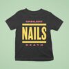 Nails Unsilent Death Bold Lines T Shirt