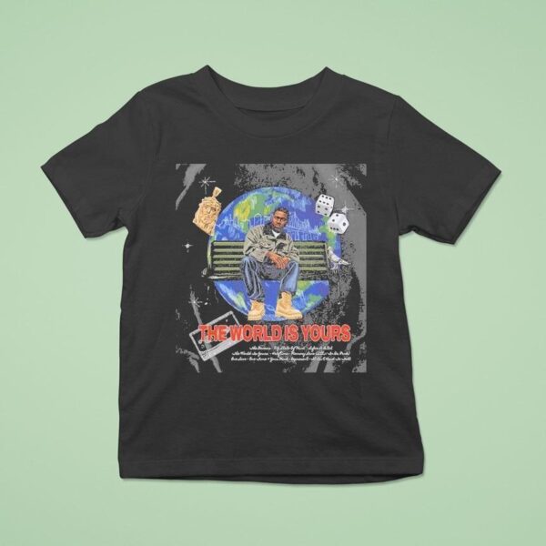 Nas The World Is Yours Years Of Illmatic T Shirt