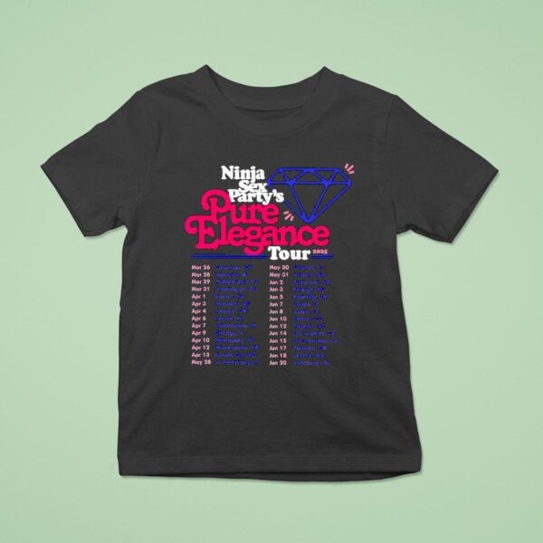Ninja Sex Party S Pure Elegance Tour T Shirt
