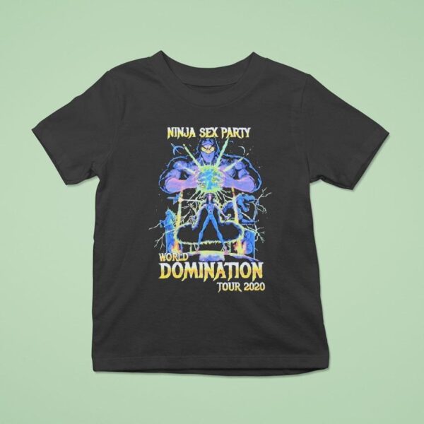 Ninja Sex Party World Domination Tour T Shirt