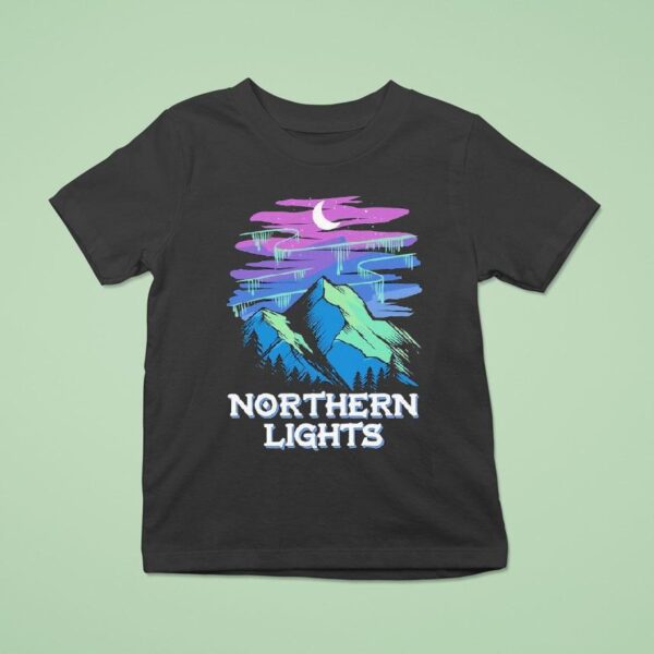 Northern Lights Jetty High T Shirt