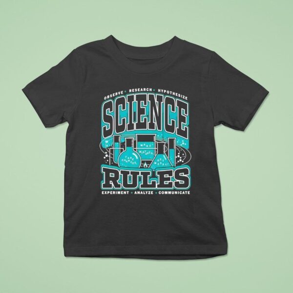 Observer Research Hypothesis Science Rules T Shirt