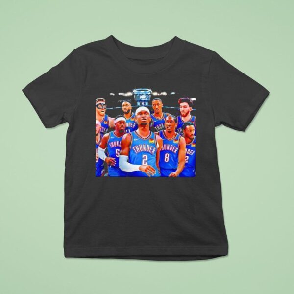 Oklahoma City Thunder Team Champions Nba Finals Basketball T Shirt