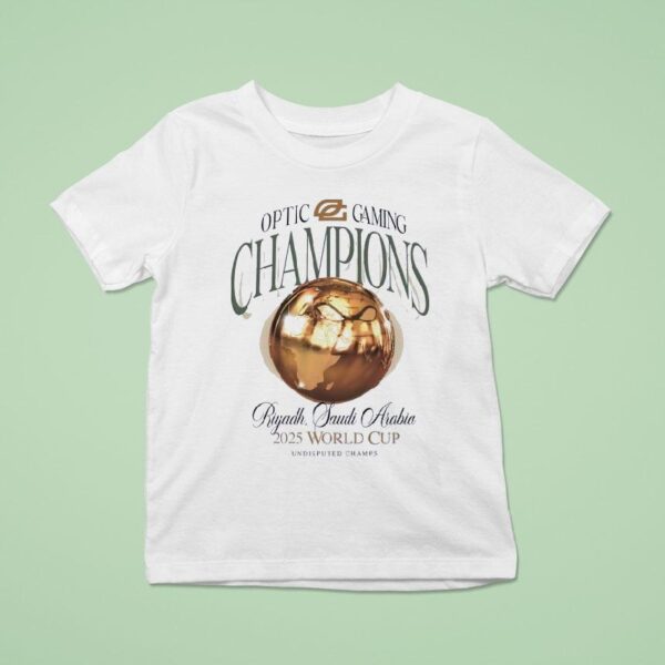 Optic Gaming Champions Riyadh Saudi Arabia World Cup T Shirt