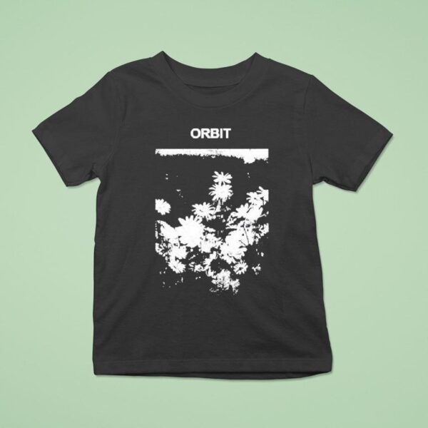 Orbit Music Flowers T Shirt