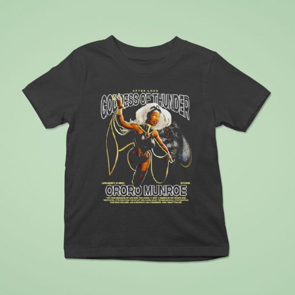 Ororo Munroe Goddess Of Thunder T Shirt
