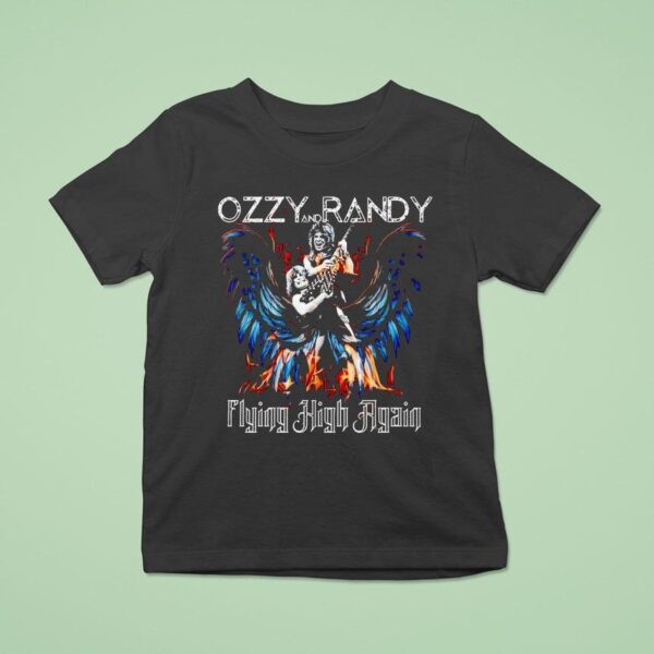 Ozzy And Randy Flying High Again T Shirt