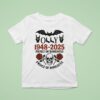Ozzy Osbourne Prince Of Darkness Skull Roses T Shirt