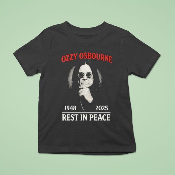 Ozzy Osbourne Rest In Peace T Shirt