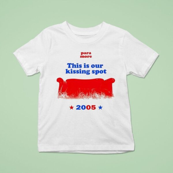 Paramore This Is Our Kissing Spot Sofa T Shirt