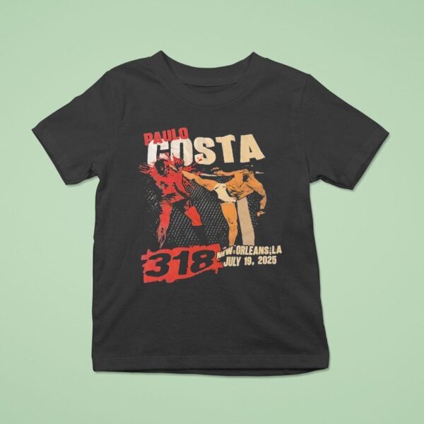 Paulo Costa New Orleans La July T Shirt