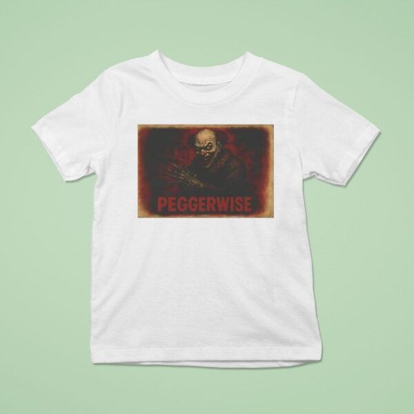 Peggerwise Horror Retro Pennywise Halloween T Shirt