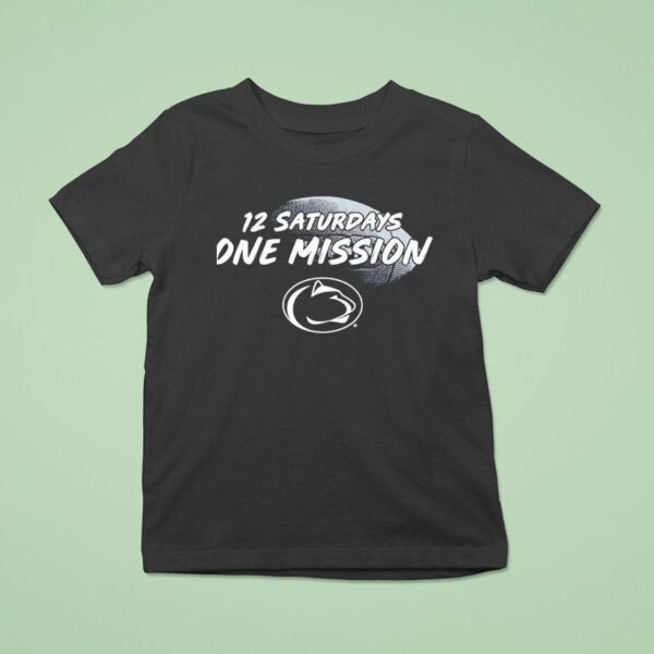Penn State Nittany Lions Saturdays On Mission Logo T Shirt