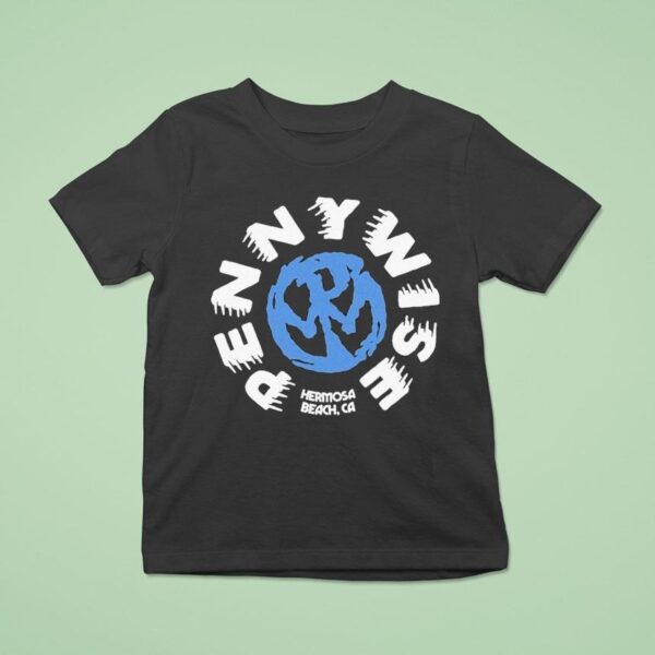 Pennywise Skate Wheel Hermosa Beach Ca T Shirt