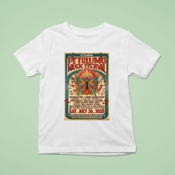 Petaluma Music Festival Petaluma Th Annual Ca Shows T Shirt
