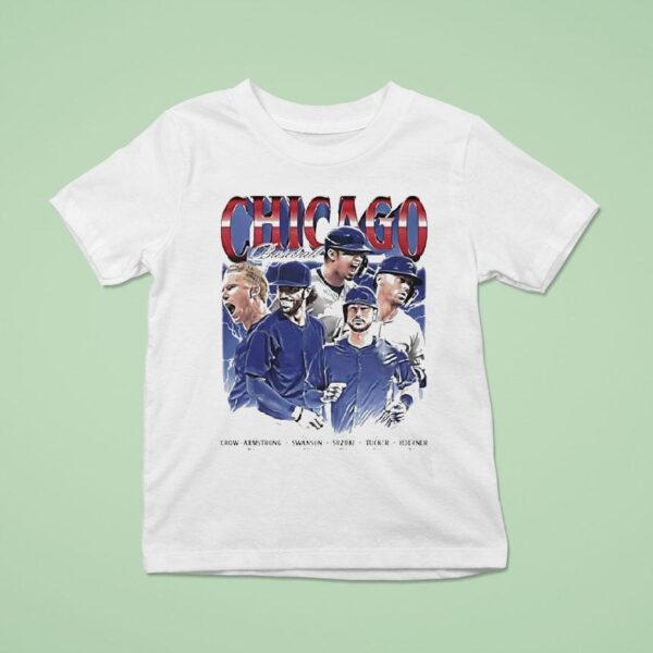Pete Crow Armstrong Swanson Suzuki Tucker And Hoerner Chicago Cubs T Shirt