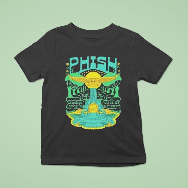 Phish Jul Broadview Stage At Spac In Saratoga Springs Ny Owl T Shirt