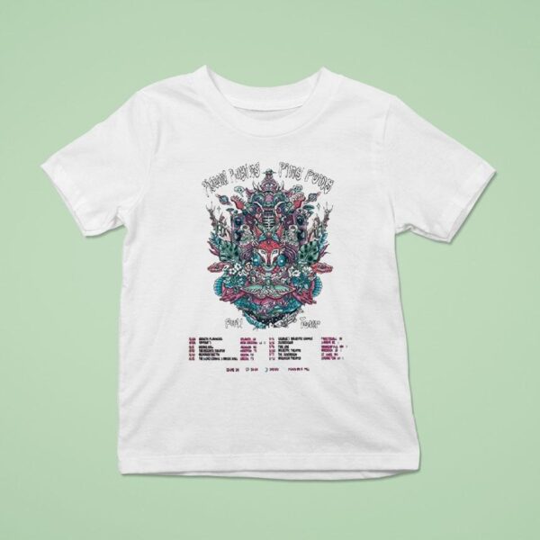 Pigeons Playing Ping Pong Fall Tour Dates Psychedelic With Full City T Shirt