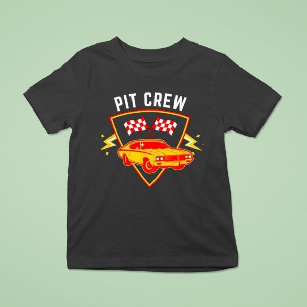 Pit Crew Race Car Birthday Celebration T Shirt