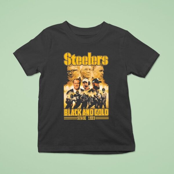 Pittsburgh Slers Black And Gold Since T Shirt