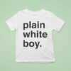 Plain White Boy T Shirt