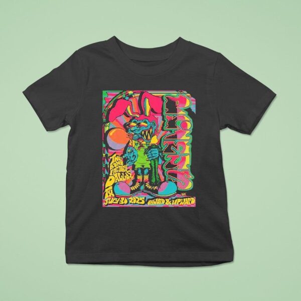 Primus Dallas Texas Tonight Show At The Bomb Factory On July Onward And Upward Tour Bunny T Shirt
