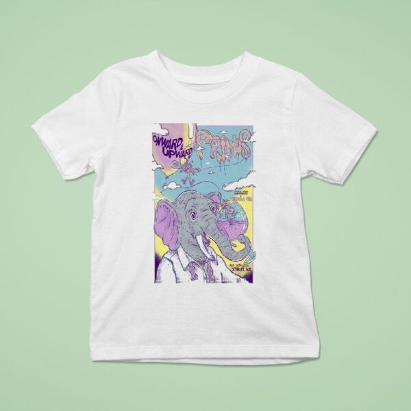 Primus Onward And Upward Tour Detroit Michigan Th July Elephan T Shirt