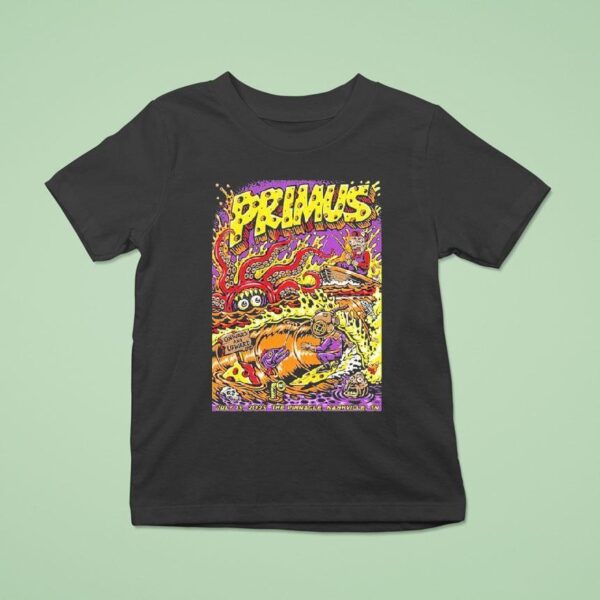Primus The Pinnacle Nashville Tour July T Shirt