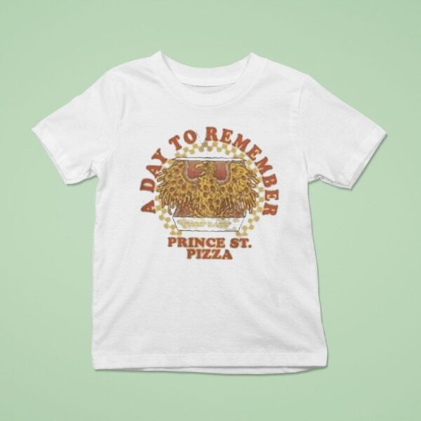 Prince St Pizza Psp X A Day To Remember Adtr The Sweet Heat Vans Warped Tour July At Long Beach T Shirt