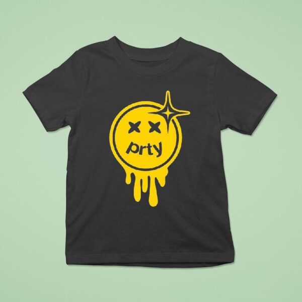 Prty Events Melted Smiley Disco Ball T Shirt